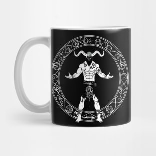 The Circle of Power: The Viking of Runes Mug